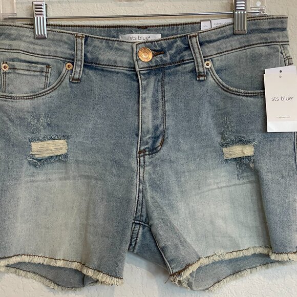 NWT STS Blue Aubrey Short 9" Mid Rise Jean Shorts - Picture 3 of 10